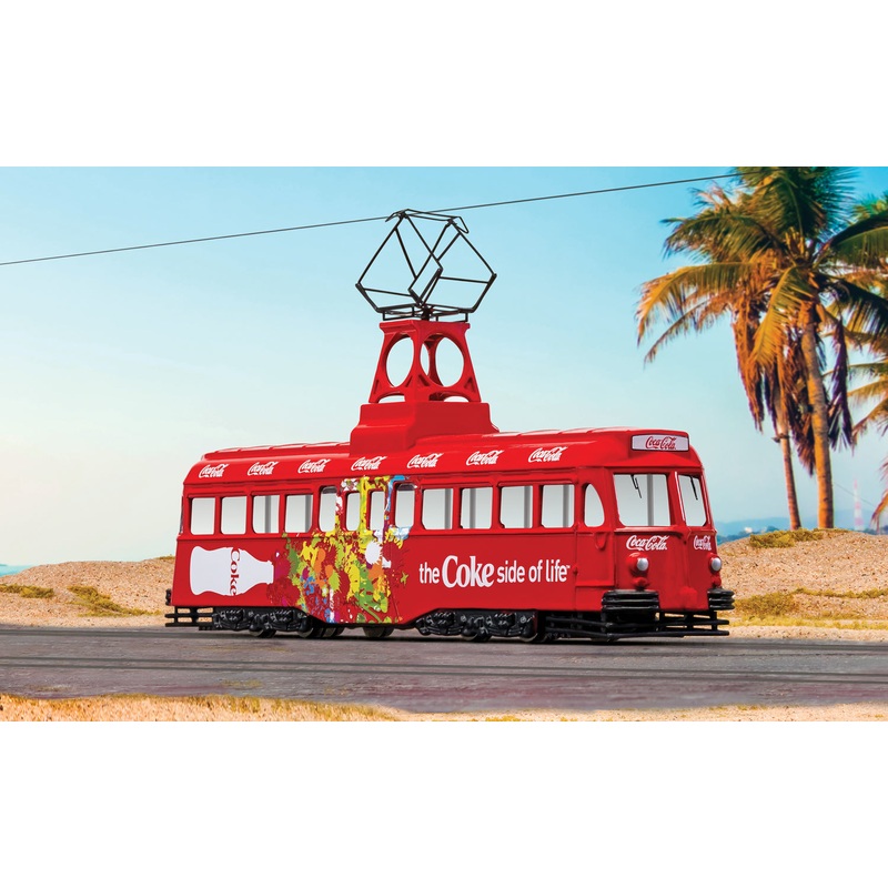 Coca Cola Single Decker Tram- Coke Side of Life