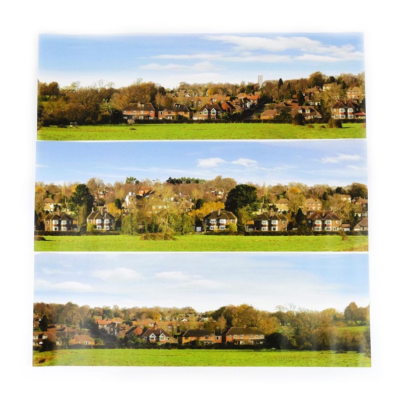Gaugemaster GM754 Village Backscene (1372x152mm)