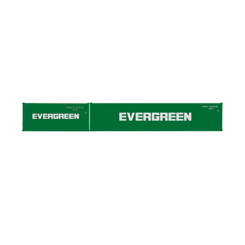 Hornby R60042 Evergreen, Container Pack, 1 x 20 and 1 x 40 Containers – Era 11