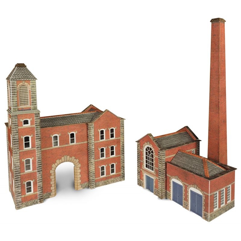 Metcalfe PN184 N Gauge Boiler House & Factory Entrance