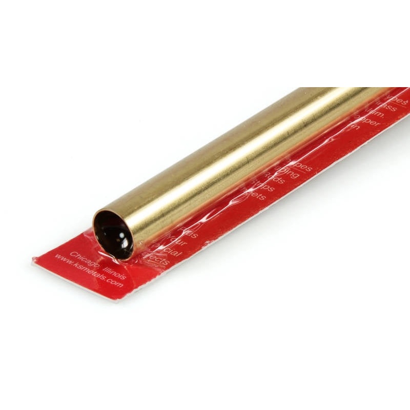 Round Brass Tube 19/32 x .014
