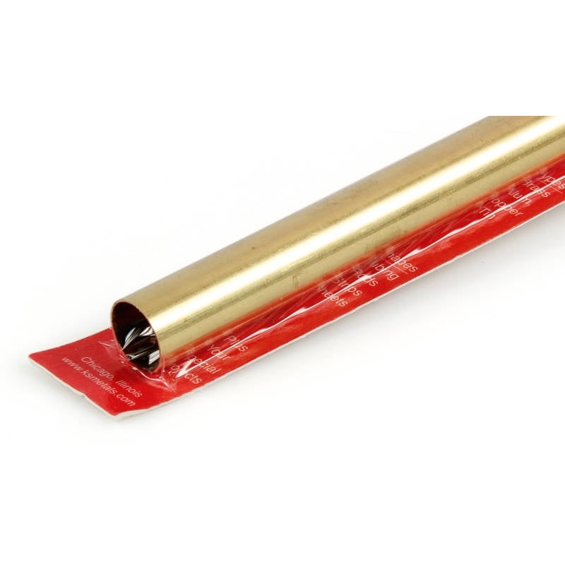 Round Brass Tube 21/32 x .014