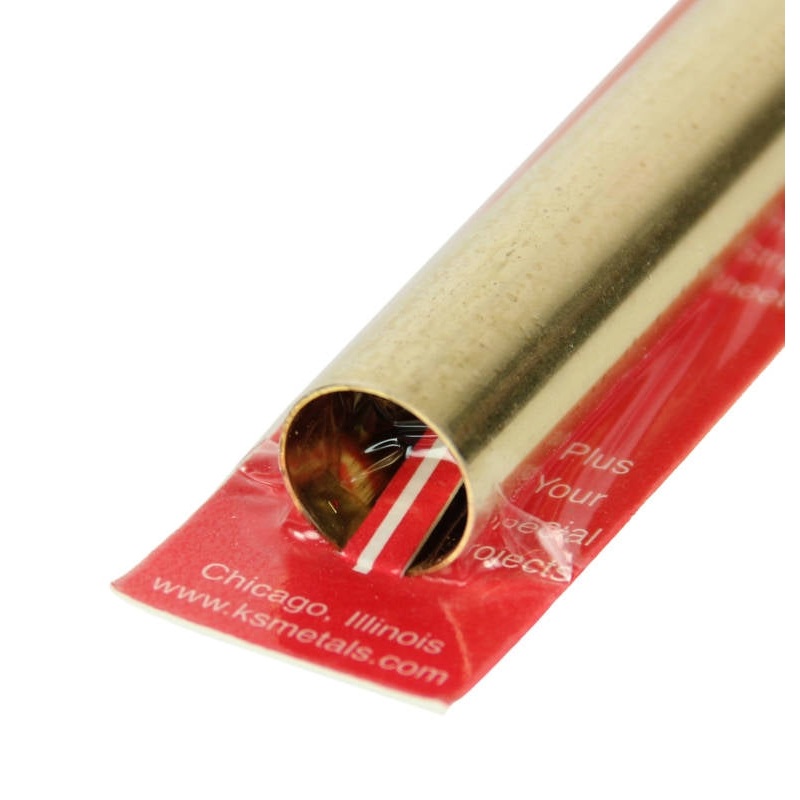 Round Brass Tube 5/8 x .014