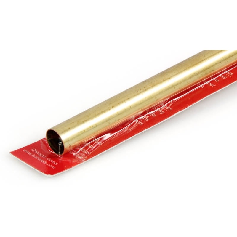 Round Brass Tube 9/16 x .014