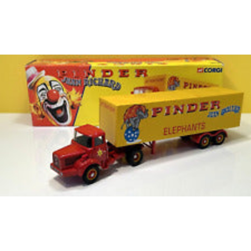 Corgi Berliet TLR With Elephant Forgon Semi – Pinder Jean Richards