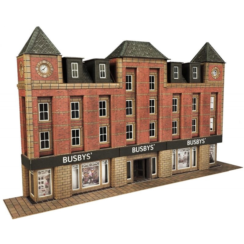 Metcalfe PN179 N Gauge Low Relief Department Store