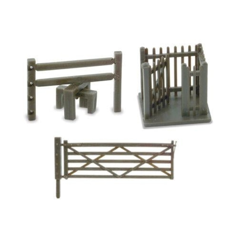 3 Field Gates, 3 Stiles and 1 Wicket Gate