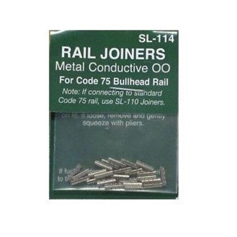Code 75 Bullhead n/s Rail Joiners