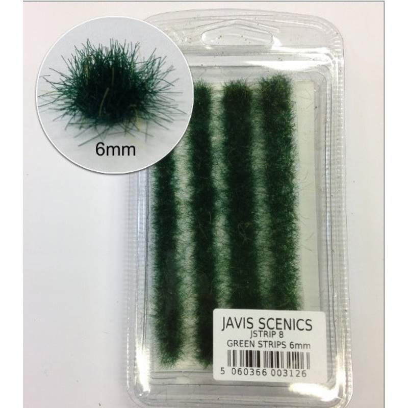 Javis Static Grass Strips – Green 6mm
