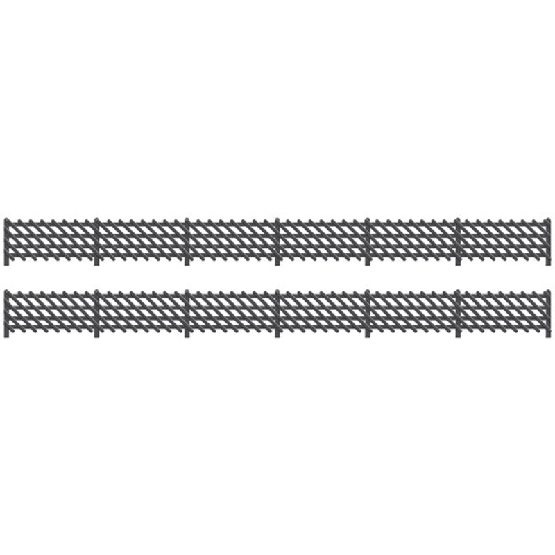 Ratio OO Gauge 427 LMS (MR) Station Fencing (Black)