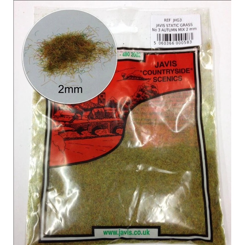 Static Grass No 3 Autumn Mix 2mm