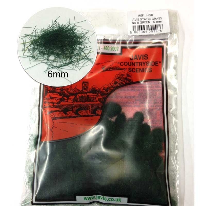Static Grass No 8 Green 6mm