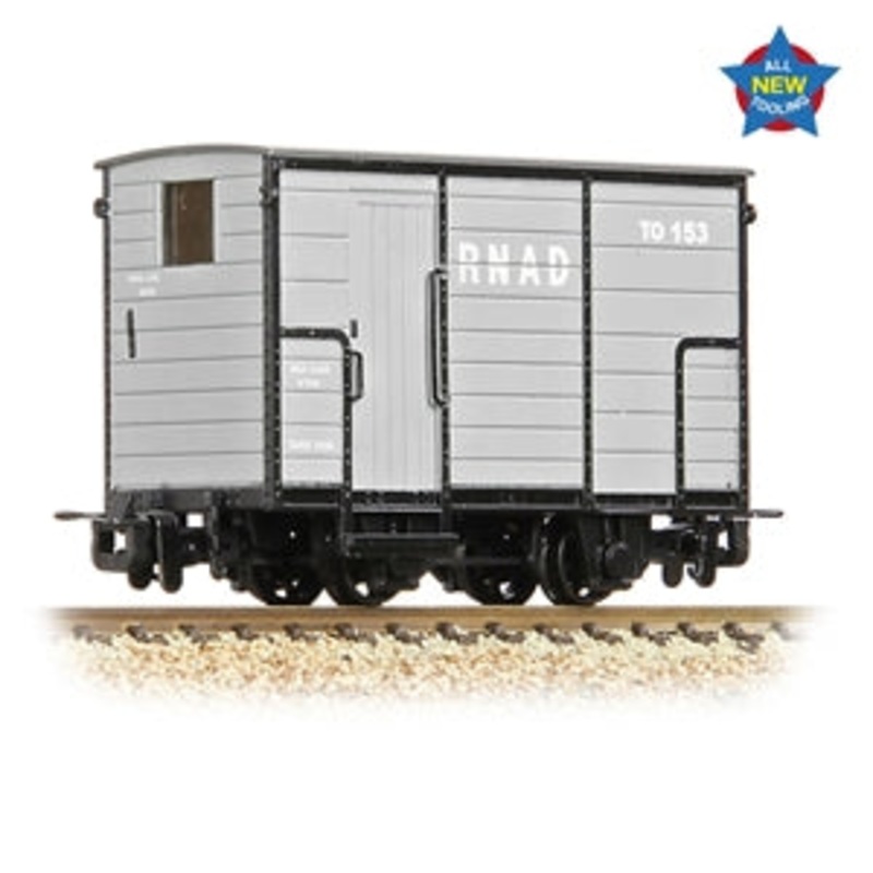 Bachmann 00-9 393-100 RNAD Enclosed-End Brake Van RNAD Grey