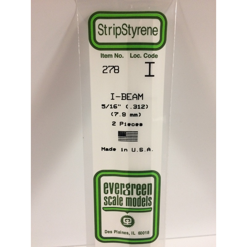 Evergreen 278 – 7.9mm I-Beam