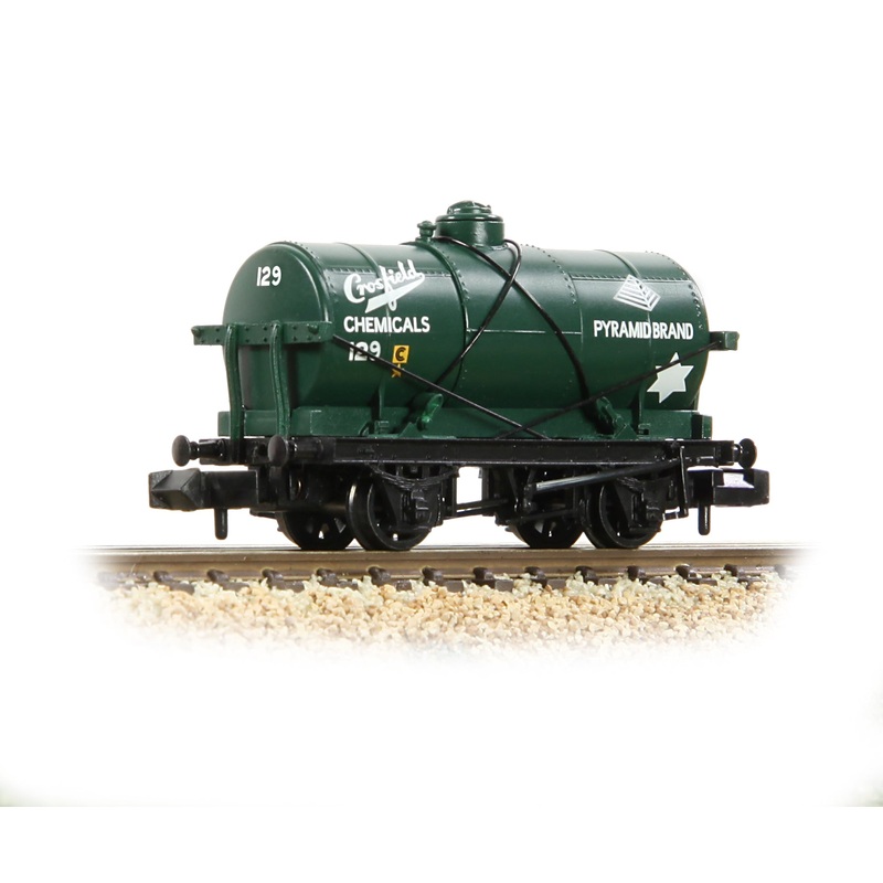 Graham Farish N Gauge 373-659A 14T Tank Wagon ‘Crossfield Chemicals’ Green