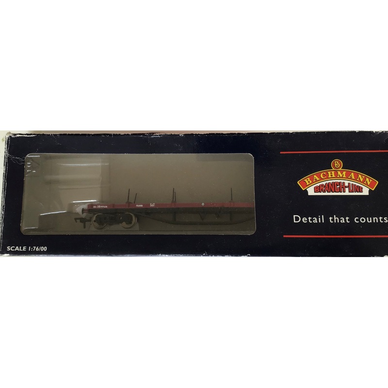 Bachmann 33-854A 30 Ton Bogie Bolster Wagon BR S&T Gulf Red – Prawn
