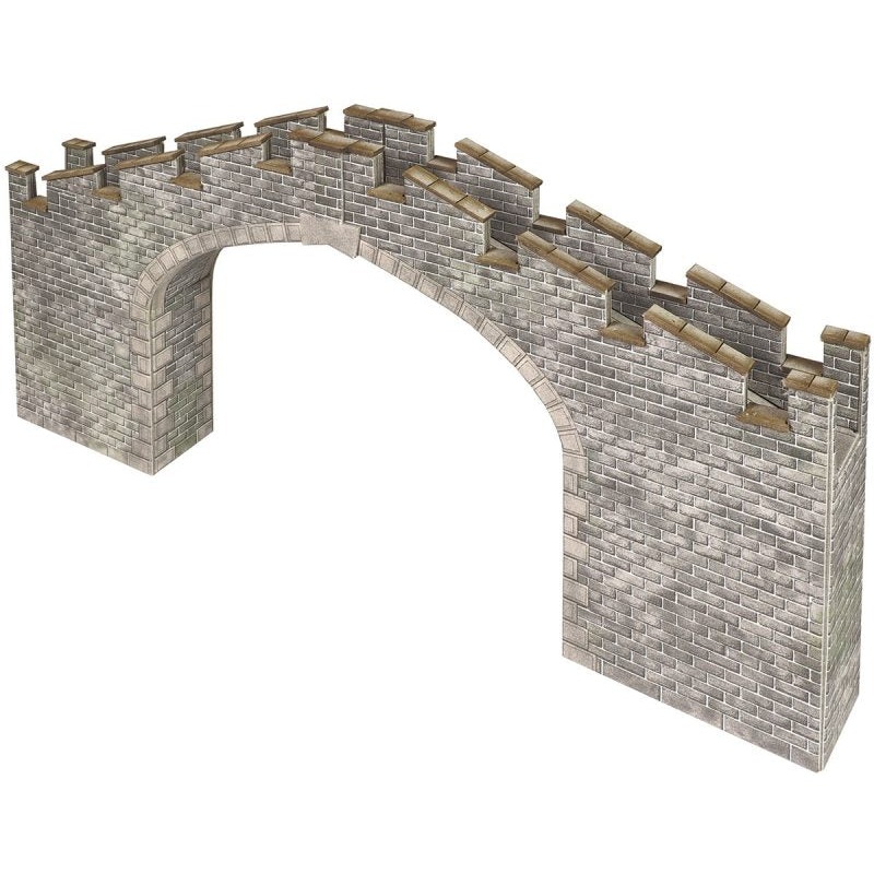PN196 N Gauge Castle Wall Bridge