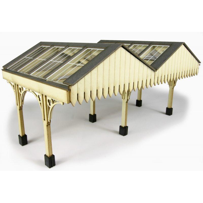 PO340 OO Gauge 2 Bay Platform Canopy
