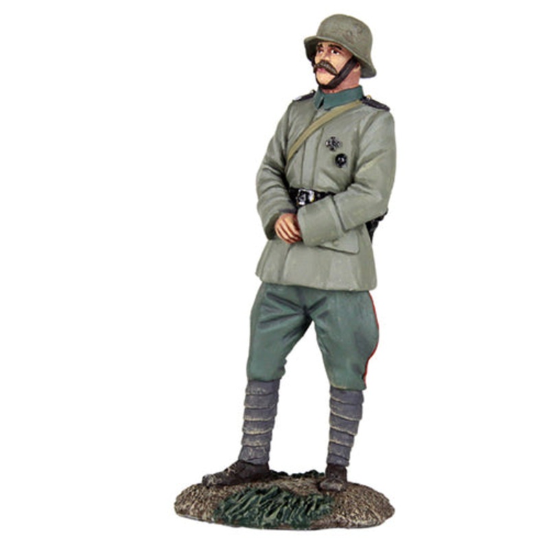 SALE – 1916-18 German Infantry Officer Standing with Hands Clasped