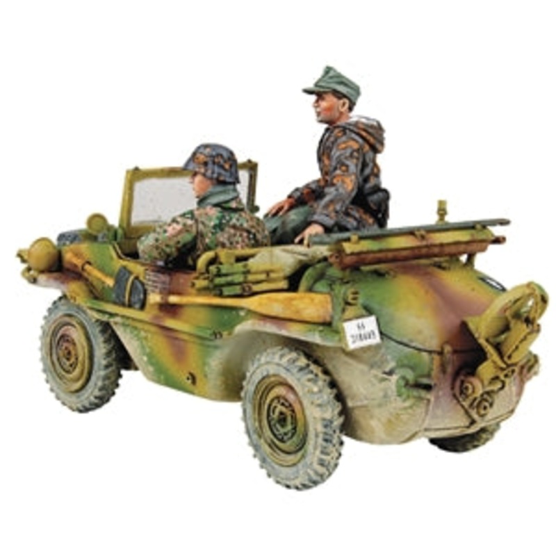 SALE – 25051 German Type 166 Schwimmwagen & Crew 12th SS Division Winter 1944-45