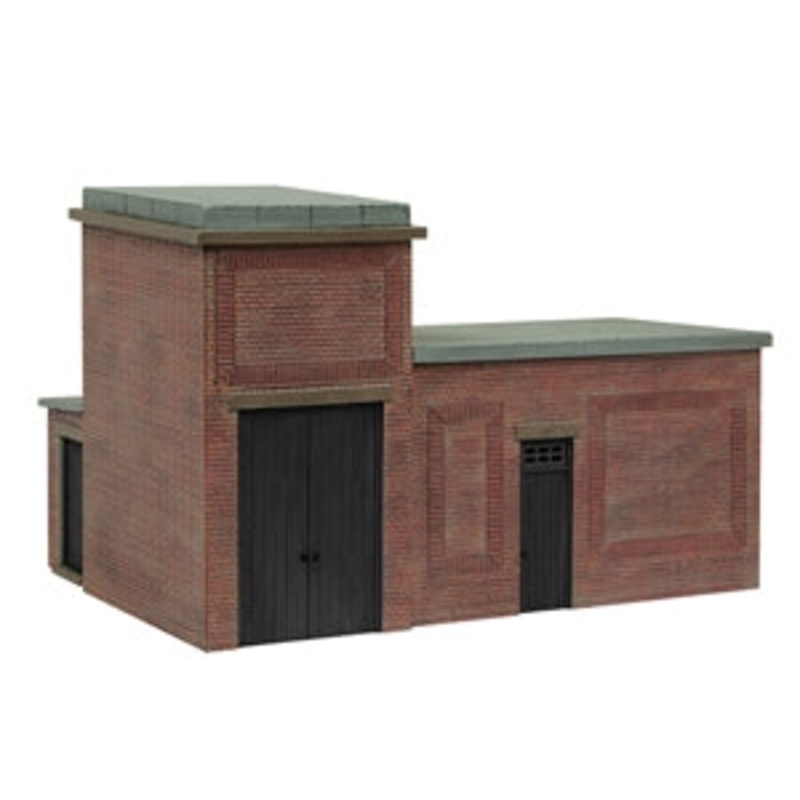 Bachmann Scenecraft 44-0181B Lineside Brick Substation Black