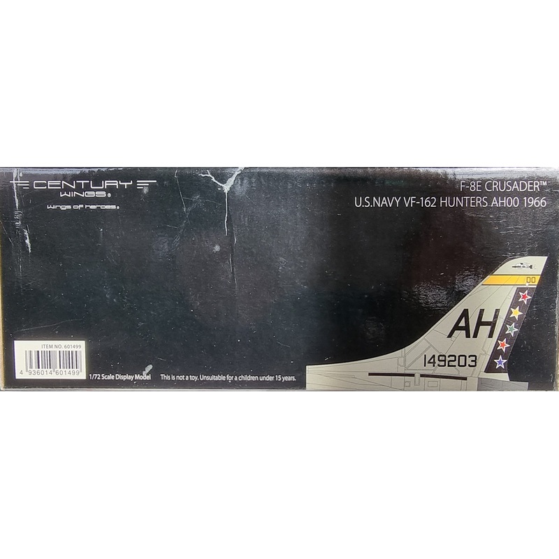 Century Wings 601499 F-8E Crusader US Navy VF-162 Hunters AHOO 1966