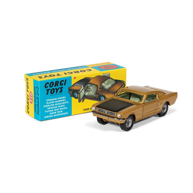 Corgi RT32001 Ford Mustang Fastback 2+2 – Gold & Black