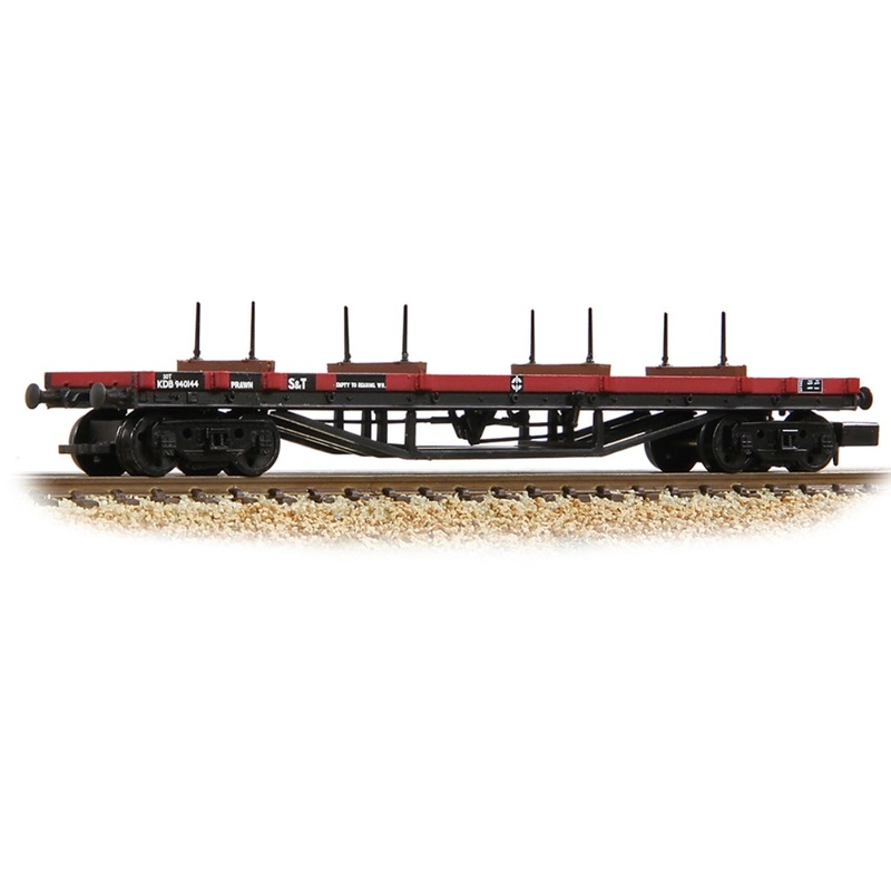 GF 373-925C 30T ‘Prawn’ Bogie Bolster BR Gulf Red [WL]