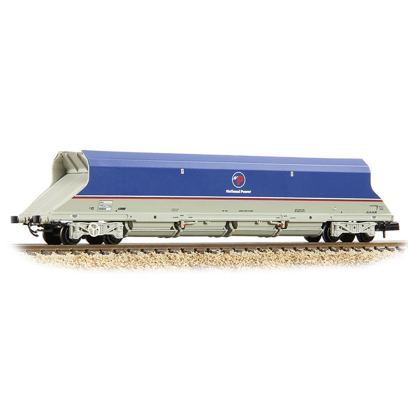 Graham Farish N Gauge 373-811B HKA Bogie Hopper ‘National Power’ Blue