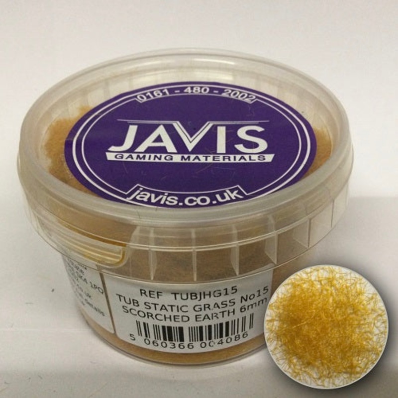 Javis STATIC GRASS No 15 SCORCHED EARTH 6mm