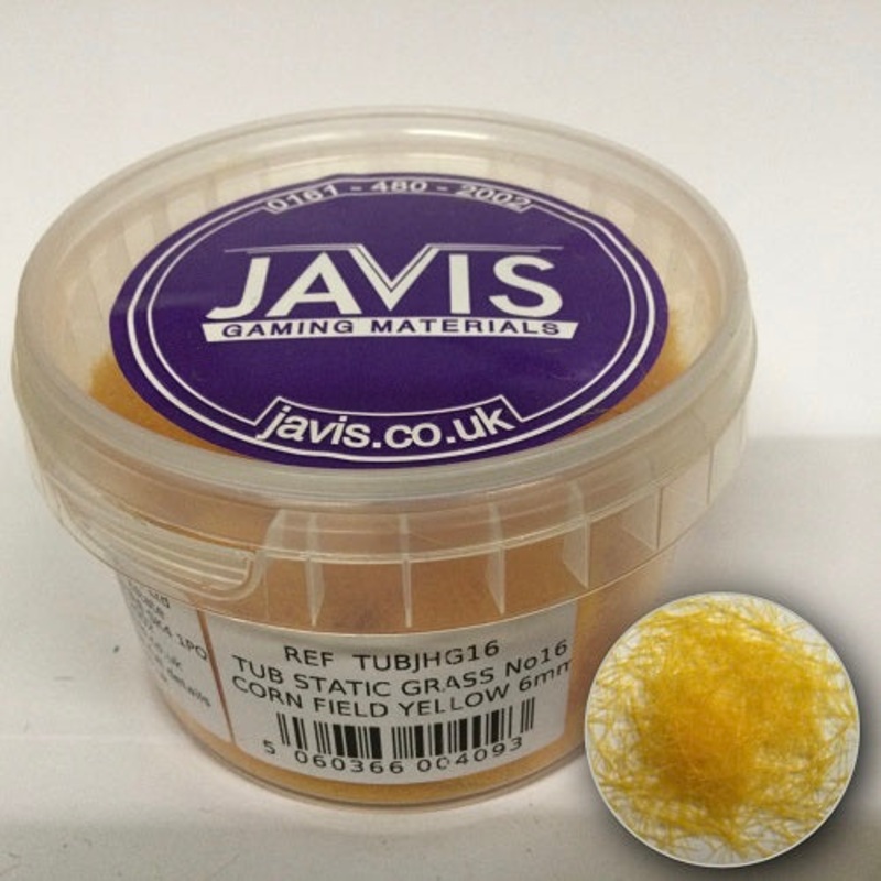 Javis STATIC GRASS No 16 CORN FIELD YELLOW 6mm