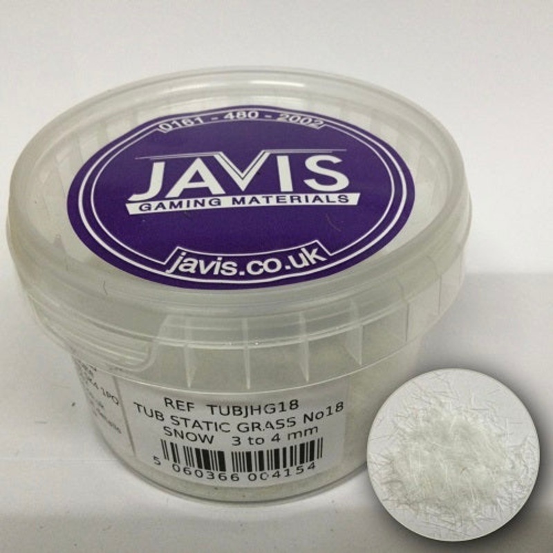 Javis STATIC GRASS No 18 SNOW 3 to 4 mm