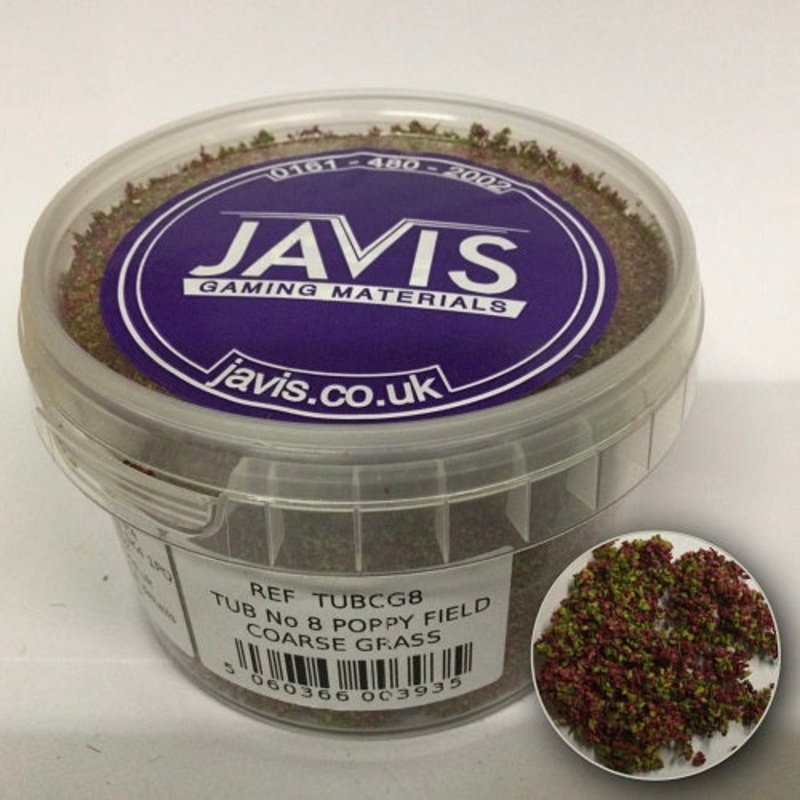 Javis TUB No 8 POPPY FIELD COARSE GRASS