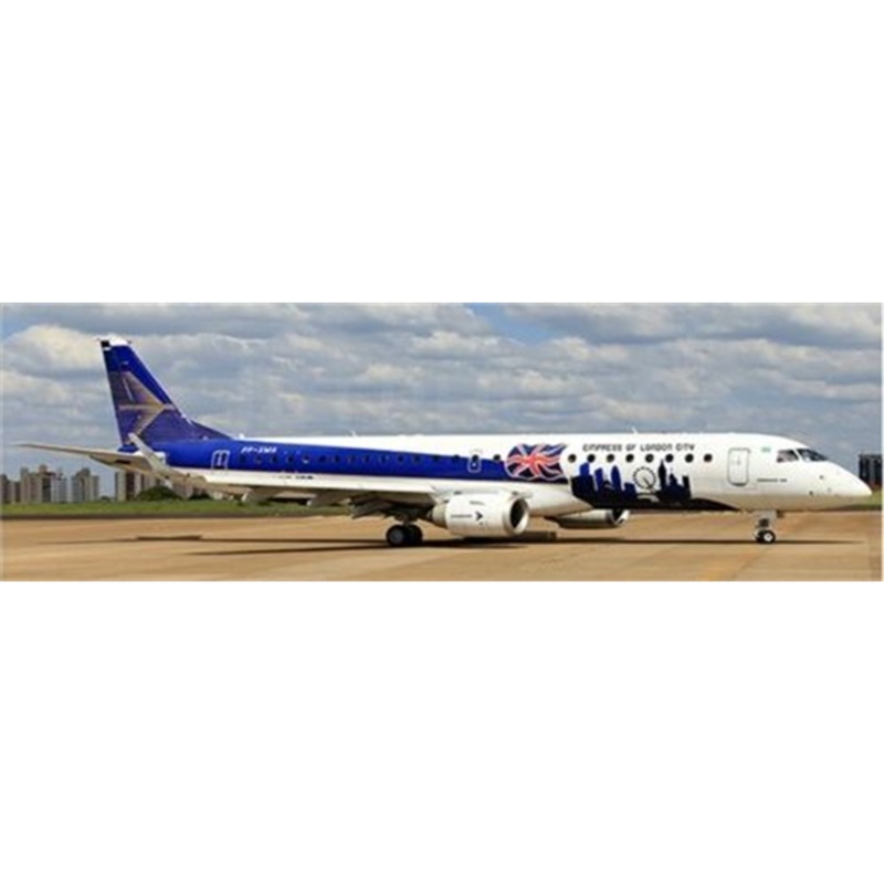 LH4143 Embraer 190-100STD ‘Empress Of London City Livery’ PP-XMA with Antenna 1:400