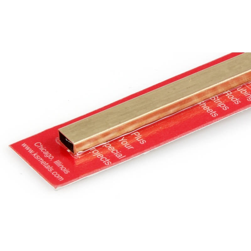 Rectangular Brass Tube 3/16 x 3/8 x .014
