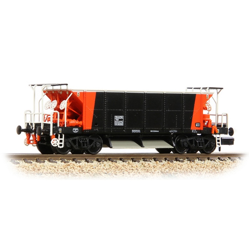 377-004 BR YGH ‘Seacrow’/’Sealion’ Bogie Hopper Wagon Loadhaul Black & Orange