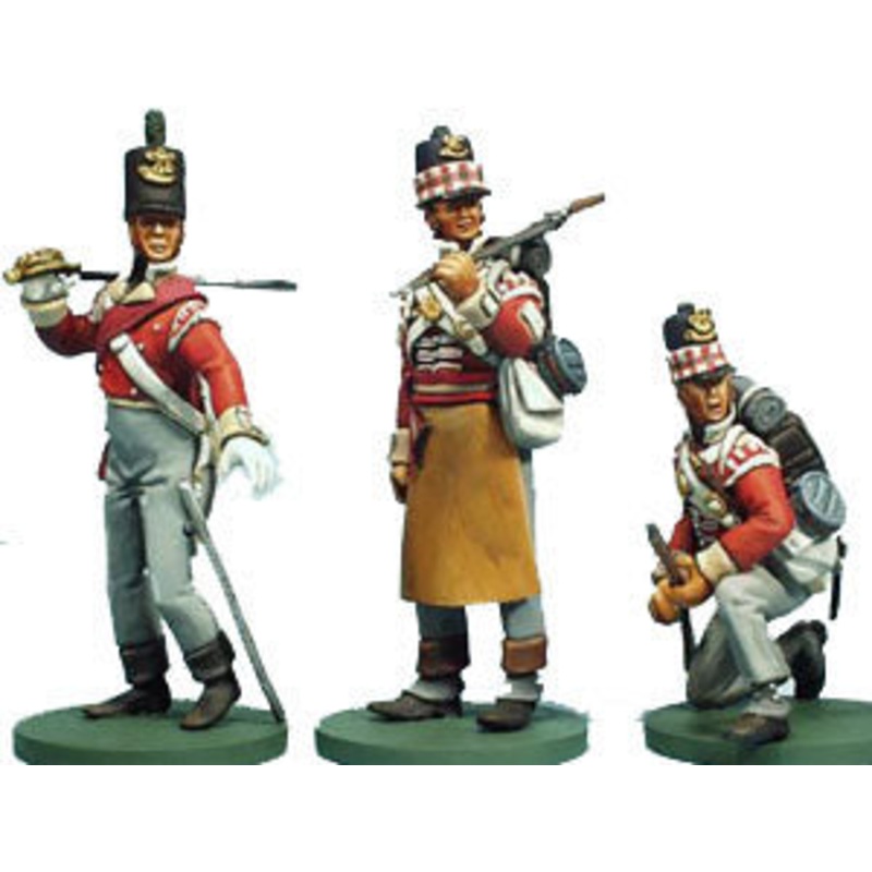 ART. 6018 British Infantry 71st Glasgow Highland 1815 – 3 Figure Boxed Set