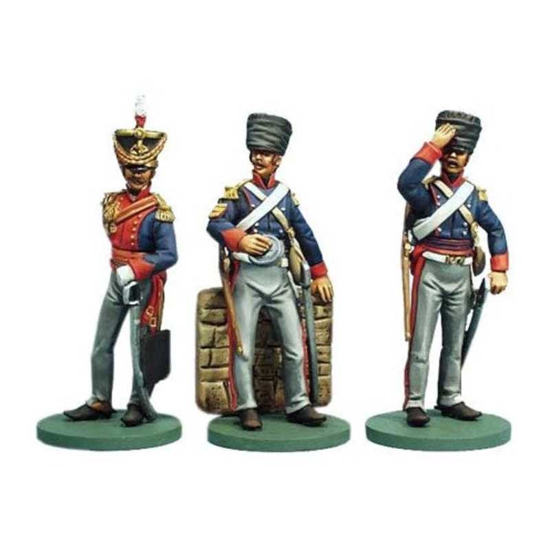 ART. 6022 British Cavalry Kings German Legion 1st Regt. Light Dragoons 1815 – 3 Figure Boxed Set