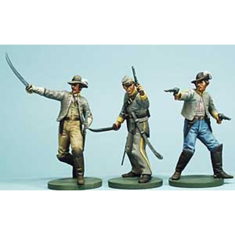 ART. 6030 Confederate Cavalry North Virginia Army 1863 – 3 Figure Boxed Set