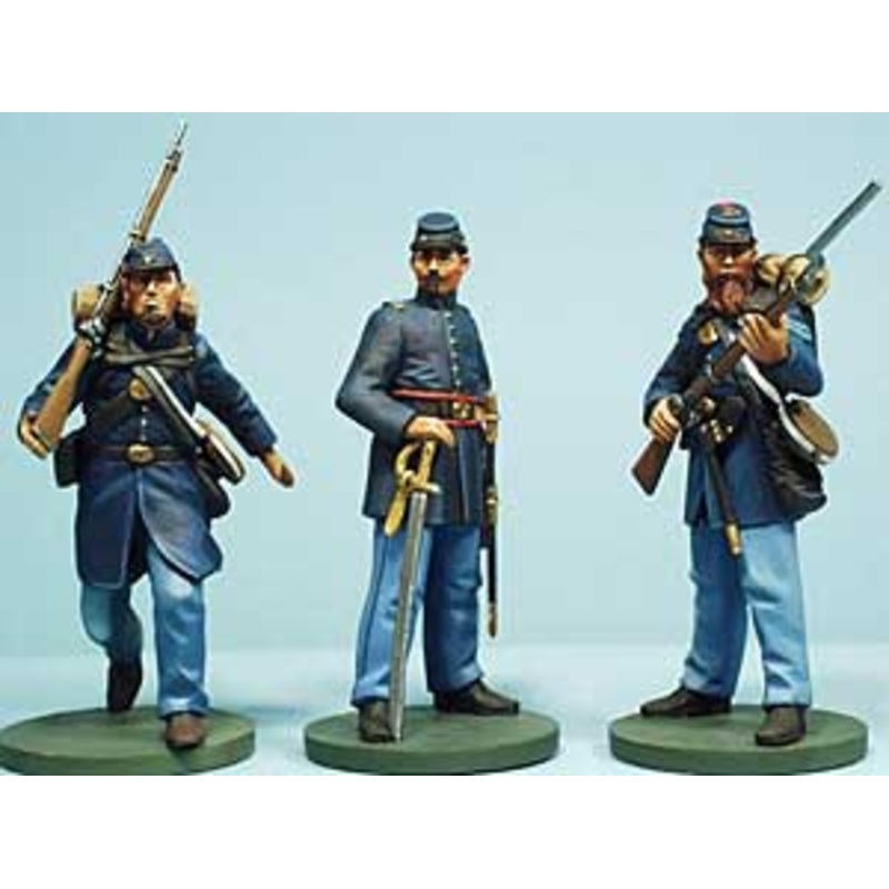 ART. 6031 Union Infantry Potomac Army 1st Division 1863 – 3 Figure Boxed Set