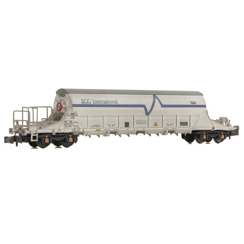 EFE Rail-N Gauge E87530 PBA Tiger TRL 11606 ECC International White [Weathered]