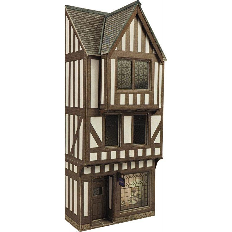 Metcalfe PO421 OO Gauge Low Relief Timber Frame Shop Front