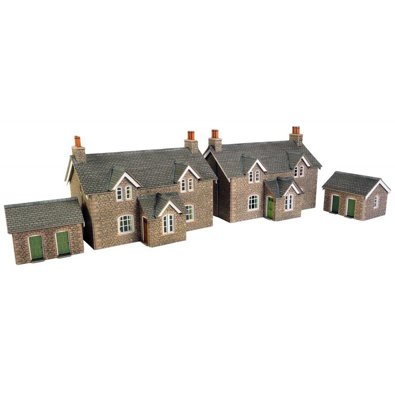 PO255 OO Gauge Workers Cottages