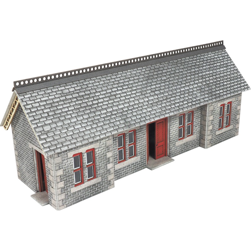 PO334 00/H0 SCALE SETTLE/CARLISLE RAILWAY STATION SHELTER