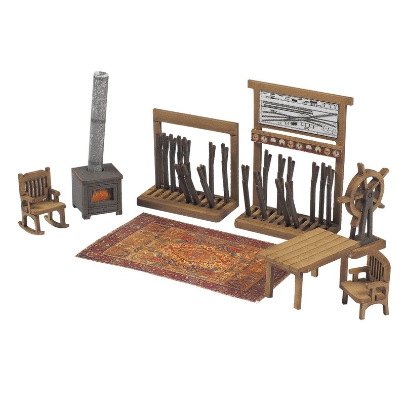 PO580 OO Gauge Signal Box Interior