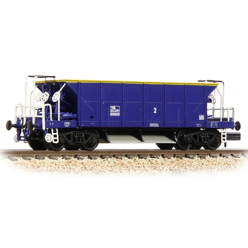 Graham Farish 377-005 BR YGB Bogie Hopper Wagon Mainline Blue