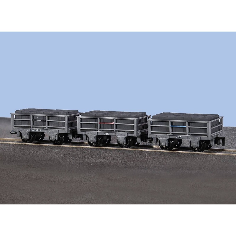 Peco OO-9 GR-320 FR 2 Ton Slate Wagon Un-Braked X 3