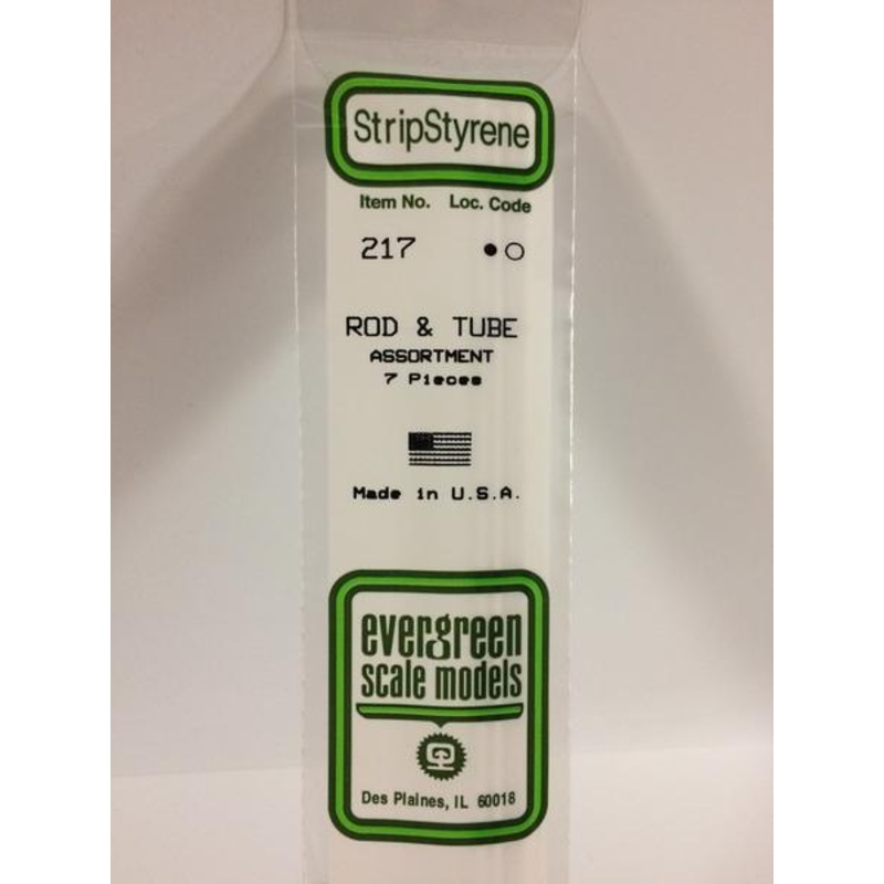 Evergreen 217 – Rod & Tube Assortment