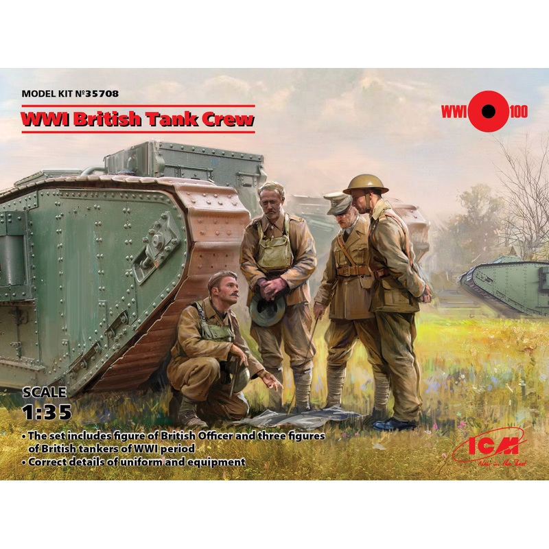 35708 1:35 WWI British Tank Crew