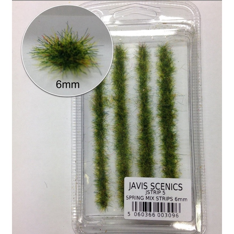 Javis Static Grass Strips – Spring Mix 6mm